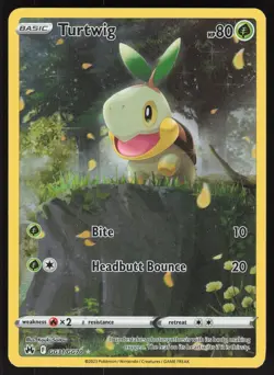 Turtwig GG31/GG70 Holo Crown Zenith Galarian Gallery Pokemon NM - Image 1