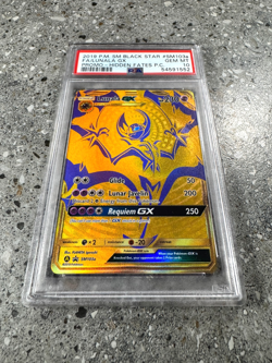 Pokemon TCG Lunala GX SM103a Gold Full Art Black Star Promo PSA 10 GEM MINT - Image 1