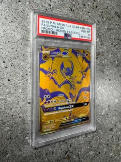 Pokemon TCG Lunala GX SM103a Gold Full Art Black Star Promo PSA 10 GEM MINT - Image 3