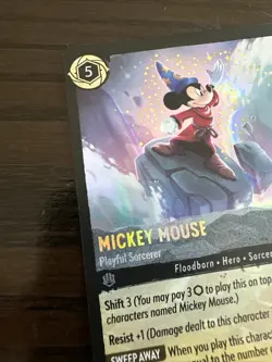 2024 DISNEY D23 EXPO EXCLUSIVE LORCANA MICKEY MOUSE PROMO CARD - Image 3