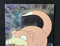 Slowpoke Holo Foil Topps Pokemon TV Edition Series 2 #79 2000 BLUE - LP - Image 3