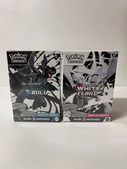 Pokemon Black Bolt White Flare Booster Bundles Scarlet Violet Brand New Sealed - Image 1