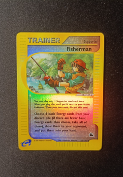 Pokemon Trainer Fisherman 125/144 Skyridge - Reverse Holo ENG WOTC E-Series - Image 1