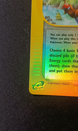 Pokemon Trainer Fisherman 125/144 Skyridge - Reverse Holo ENG WOTC E-Series - Image 5