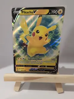 Pikachu V SWSH198 | Holo Promo | Sword & Shield | NM | Pokemon TCG - Image 1