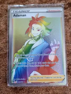 Adaman 199/189 Astral Radiance Secret Rare Trainer Pokemon Card VGC - Image 1