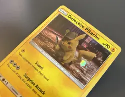 Detective Pikachu SM170 Holo Black Star Promo Pokemon Card 2019 Movie TCG LP - Image 3