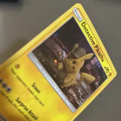 Detective Pikachu SM170 Holo Black Star Promo Pokemon Card 2019 Movie TCG LP - Image 4