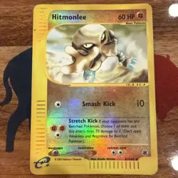 Pokemon Card Hitmonlee 81/165 Reverse Holo Foil Expedition MP/HP condition - Image 1