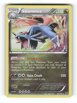 Salamence - 64/101 - Plasma Blast - Pokemon - Rare - Holo LP - Image 1