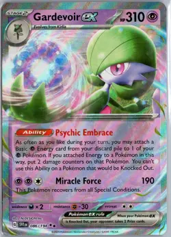 Gardevoir ex 086/198 Double Rare Scarlet & Violet Pokemon Holo Lightly Played - Image 1