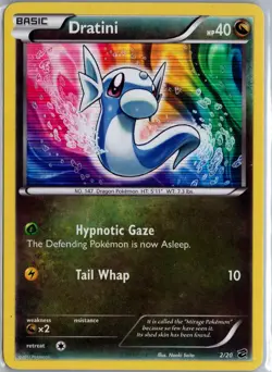 Dratini 2/20 Holo Rare Dragon Vault Pokemon Holo Moderately Played - Image 1