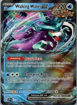 Walking Wake ex 127 Holo Promo Scarlet & Violet Promo Pokemon Near Mint - Image 1