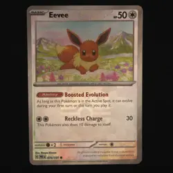 Eevee Master Ball Pattern Prismatic Evolutions Pokemon Holofoil 074/131 NM - Image 1