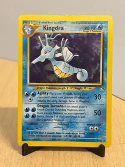 Pokemon TCG Neo Genesis Unlimited 8/111 Kingdra Holo Rare LP - Image 1