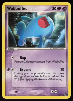 Wobbuffet 16/17 POP Series 4 Common Non-Holo POKEMON - Image 1