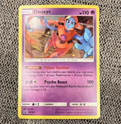 Pokemon TCG Deoxys SM164 SM Promo EN Holo Basic 110 HP Psycho Boost 100 - Image 1