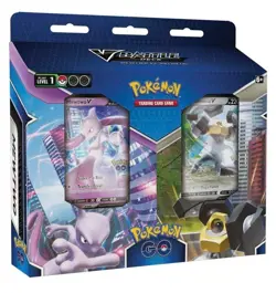 Pokemon TCG Pokemon GO V Battle Deck - Mewtwo vs. Melmetal & 2 Boosters NEW! - Image 1