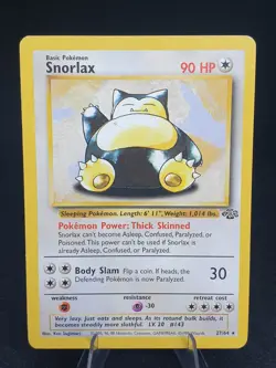 Snorlax 27/64 Non holo rare Jungle 1999 Vintage WoTC Pokemon Card LP-MP - Image 2