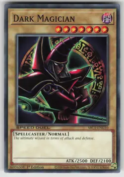 Dark Magician (G) SBC1-ENG10 Speed Duel: . Yu-Gi-Oh 1st Edition NM - Image 1