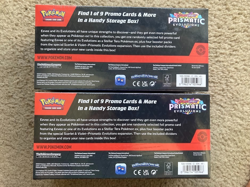 Pokemon TCG Scarlet & Violet Prismatic Evolutions Surprise Box Lot of 2 Sealed - Image 2