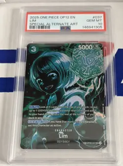 Lim SP OP09-037 One Piece PSA 10 GEM MINT - Image 1