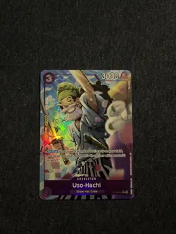 Uso-Hachi ST18-001 Alt Art PRB02 The Best Vol.2 English One Piece TCG English NM - Image 1