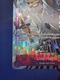 One Piece Premium Booster The Best Vol 2 Uso-Hachi ST18-001 Alternate Alt Art NM - Image 5