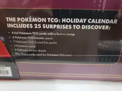 Pokemon 2025 Holiday Calendar New Factory Sealed 2 Pack - Image 3