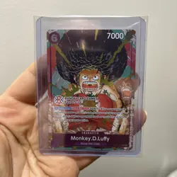 One Piece TCG! AFRO Monkey.D.Luffy (BANDAI Card Games Fest 25-26) OP07-073 NM - Image 1