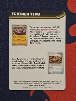 Mega Starmie Trainer Tips Pre-release Exclusive Art Card - Perfect Order - Image 2