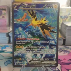 Pokemon Zapdos ex 202/165-151 Special Illustration Rare SIR - Image 1