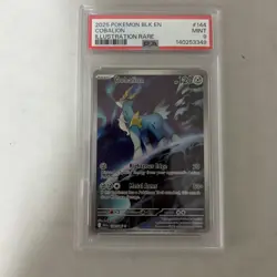 Pokemon Card Cobalion #144 Black Bolt PSA MINT 9 - Image 1