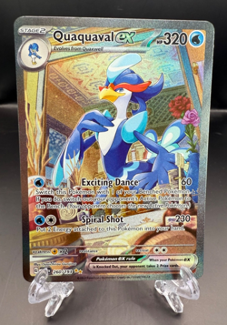 Pokemon TCG: Quaquaval EX 260/193 -SV: Paldea Evolved -Special Illustration Rare - Image 1