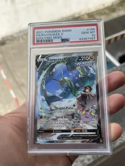 Pokemon Rayquaza V 194/203 Evolving Skies Full Art PSA 10 Gem Mint Eng 🐉💎 - Image 1