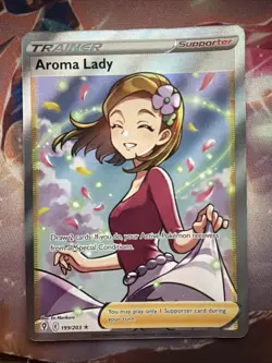 Aroma Lady - Holo - Evolving Skies - 199/203 NM Pokemon - Image 1