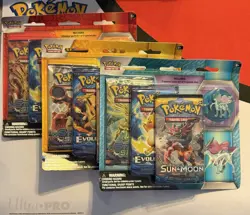 Pokemon TGC Legendary Beasts Pin Collection 3pk New/Sealed XY Sun Moon- Lot Of 3 - Image 1