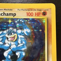 1st Edition Machamp 8/102 LP - Base Set Rare Holo - Vintage WOTC Pokemon TCG - Image 3
