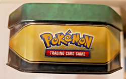 EMPTY POKEMON 2017 Black & White Legendary RAYQUAZA EX Collector Tin - Image 5