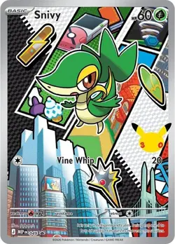 Pokemon TCG Snivy 049 Black Star Promo First Partners Collection Series 2 NM - Image 1