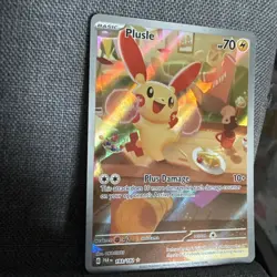 Pokemon Plusle Illustration Rare 193/182 Paradox Rift Holo 70HP English 2022 - Image 3