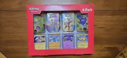 Pokemon TCG Scarlet & Violet—151 Mini Tin 4-Pack Booster Box English 2023 - Image 1