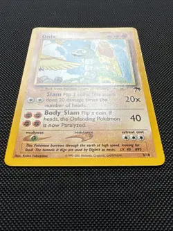 2001 Pokemon Onix 3/18 Southern Islands Regular LP - Image 2