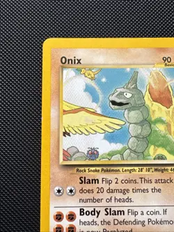 2001 Pokemon Onix 3/18 Southern Islands Regular LP - Image 5