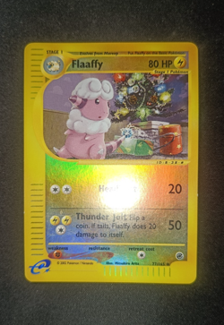 Pokemon Flaffy 77/165 Expedition - Reverse Holo ENG Light Back Stain Arita - Image 1