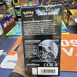 Pokemon TCG Mega Evolution: Chaos Rising Booster Display Box 18 Boosters - Image 2
