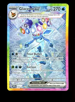 2025 Pokemon SV Prismatic Evolutions PRE EN Glaceon ex #150/131 - Image 1