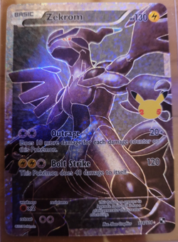 Pokemon Zekrom 114/114 Celebrations: Classic Collection Holo NM - Image 1