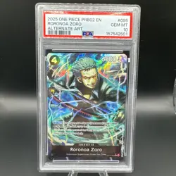 One Piece - Premium Booster Vol. 2 - Roronoa Zoro - OP10-095 - Alt Art - PSA 10 - Image 1