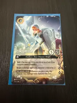 Cinderella - Stouthearted - Disney Lorcana Tournament Promo Card DLPC 3/C1 DLC - Image 1